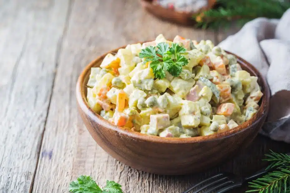 Receita de Maionese de Legumes para Churrasco