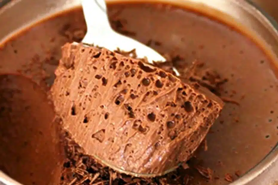 Receita de Mousse de Chocolate Aerado