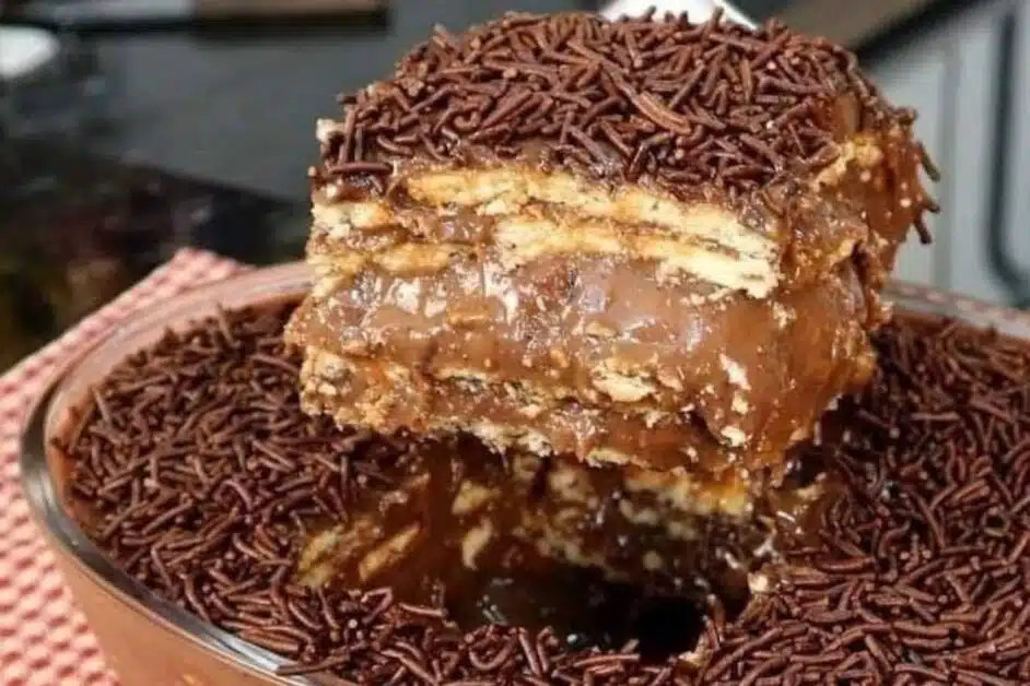 Receita de Pavê de Brigadeiro Maravilhoso