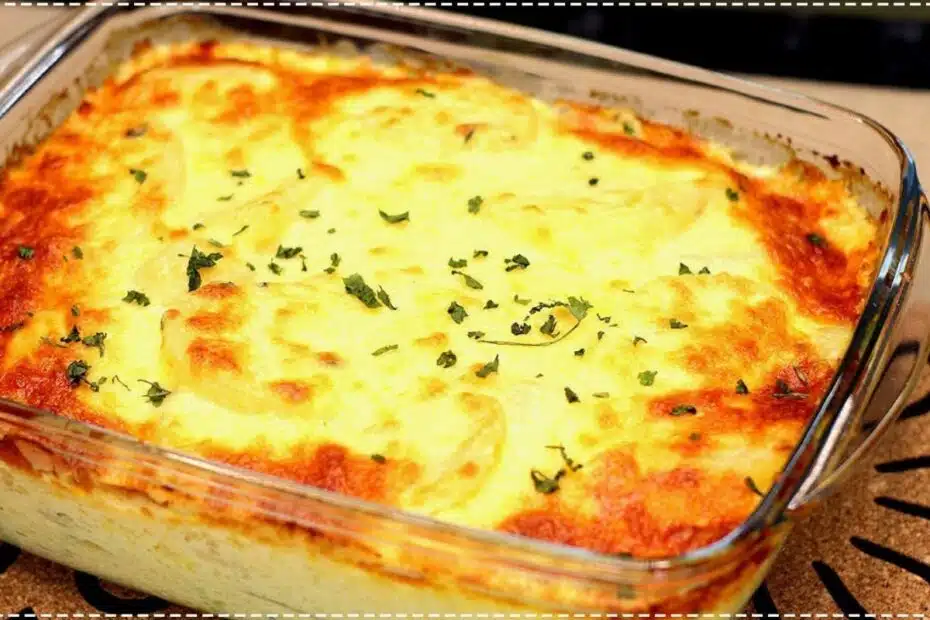 Receita de Batata Gratinada