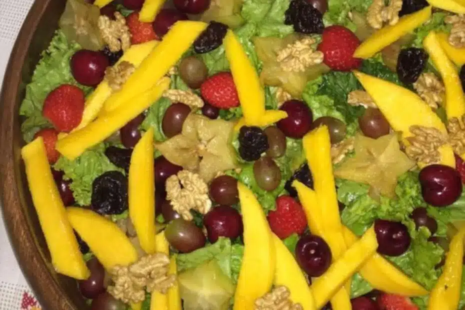 Receita de Salada Tropical de Natal