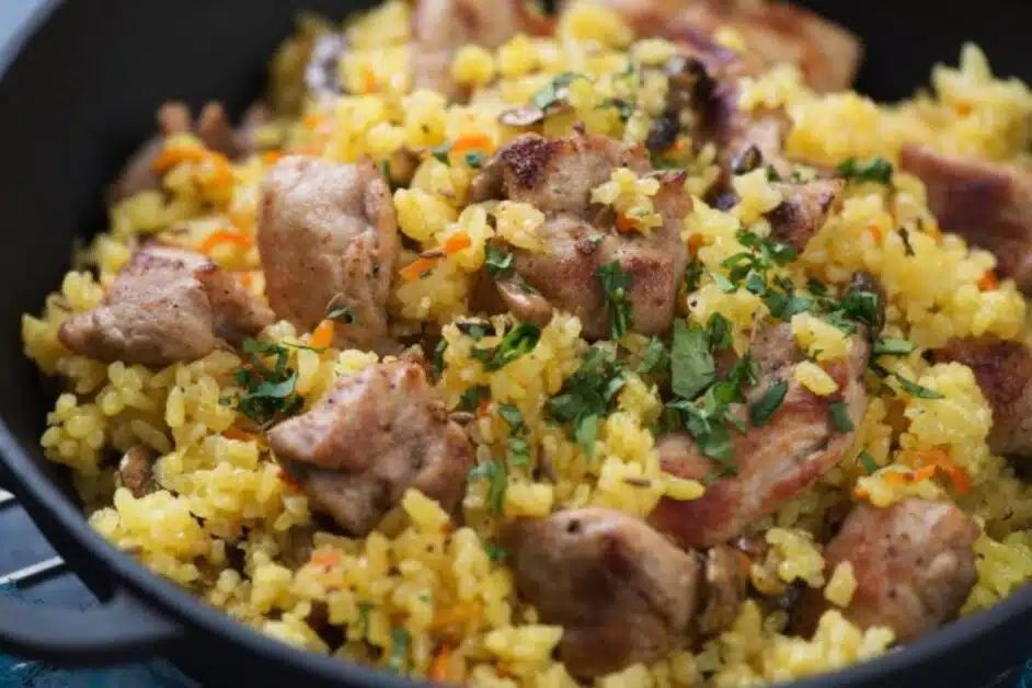 Receita de Suan de Porco Com Arroz