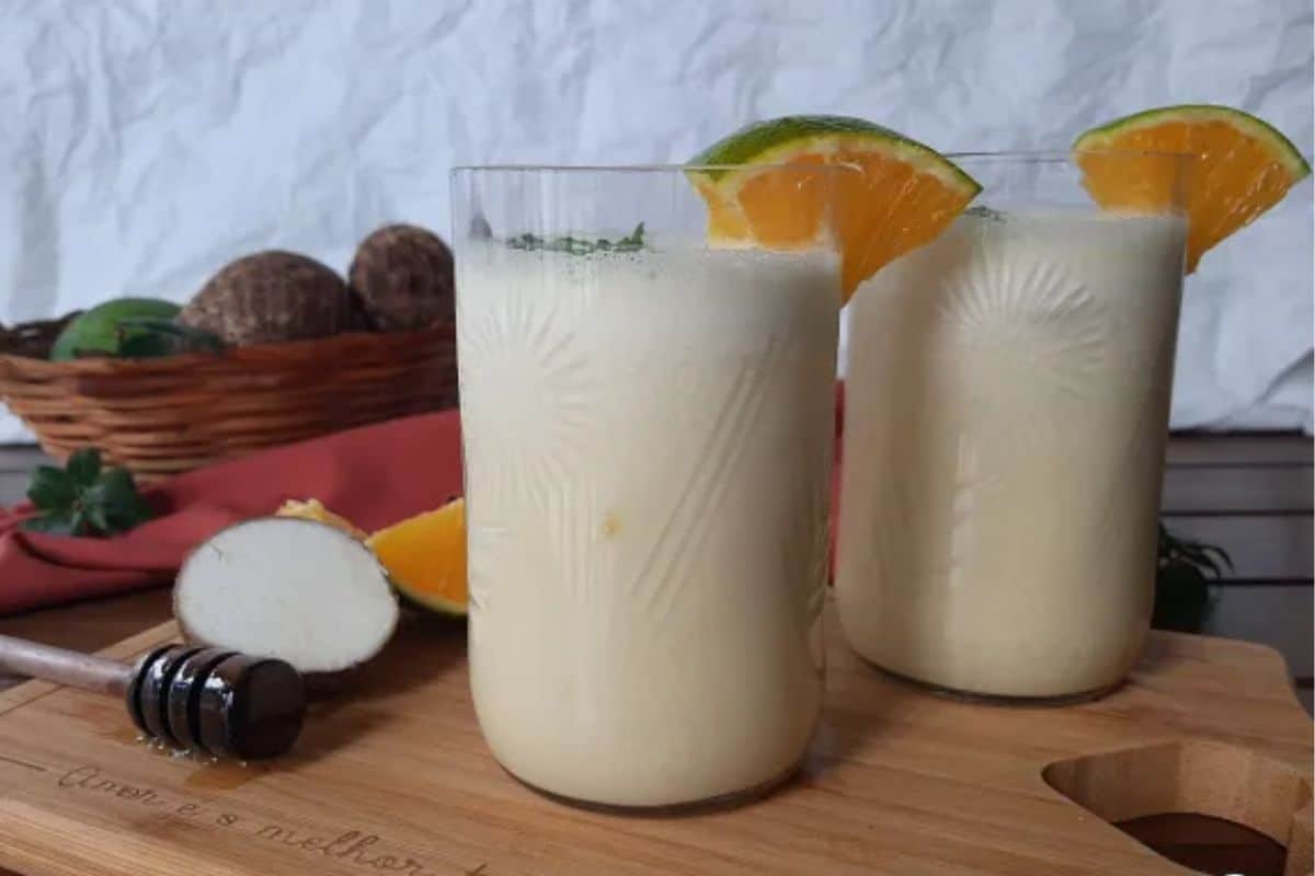 Receita de Suco de Inhame Com Laranja