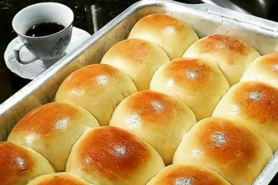 Receita de pão de leite caseiro