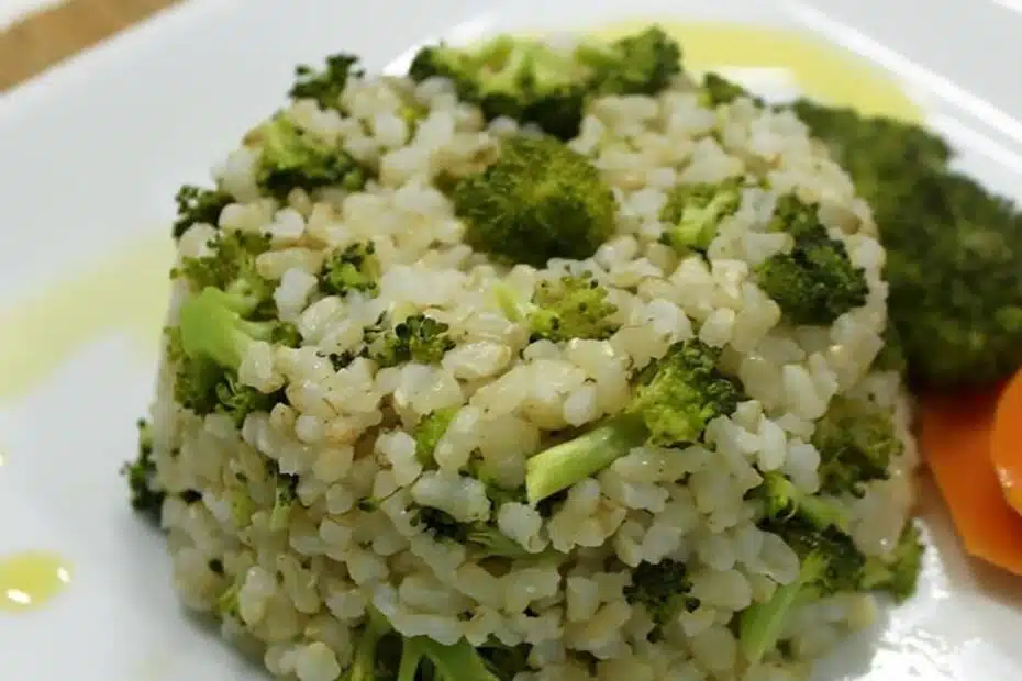 Receita de Arroz Com Brócolis