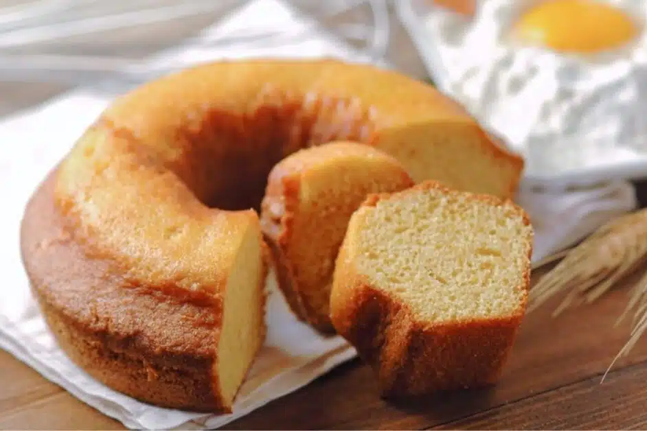 Receita de Bolo de Baunilha Fofinho