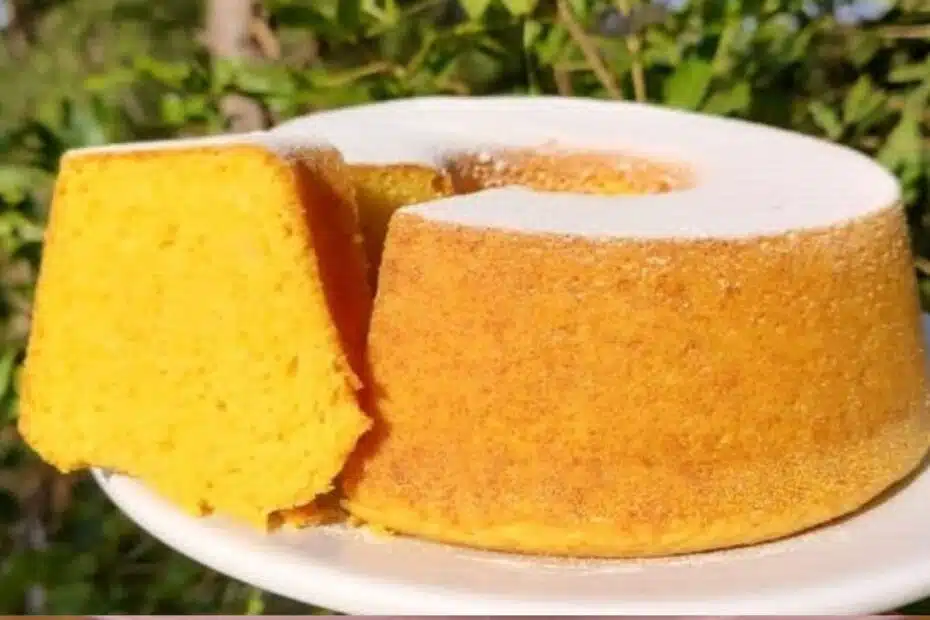 Receita de Bolo de Fubá Com Creme de Leite