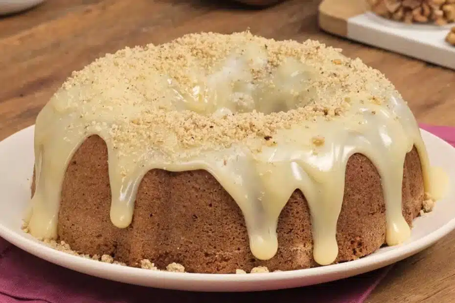 Receita de Bolo de Nozes Simples