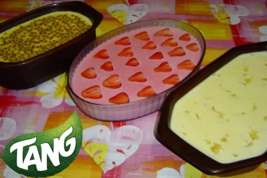 Receita de Mousse de Suco Tang Com Apenas 3 Ingredientes