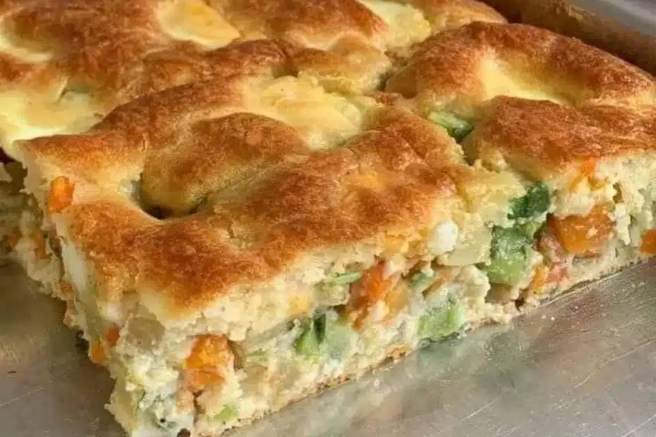 Receita de Torta de Legumes Saudável Fica Fantástica