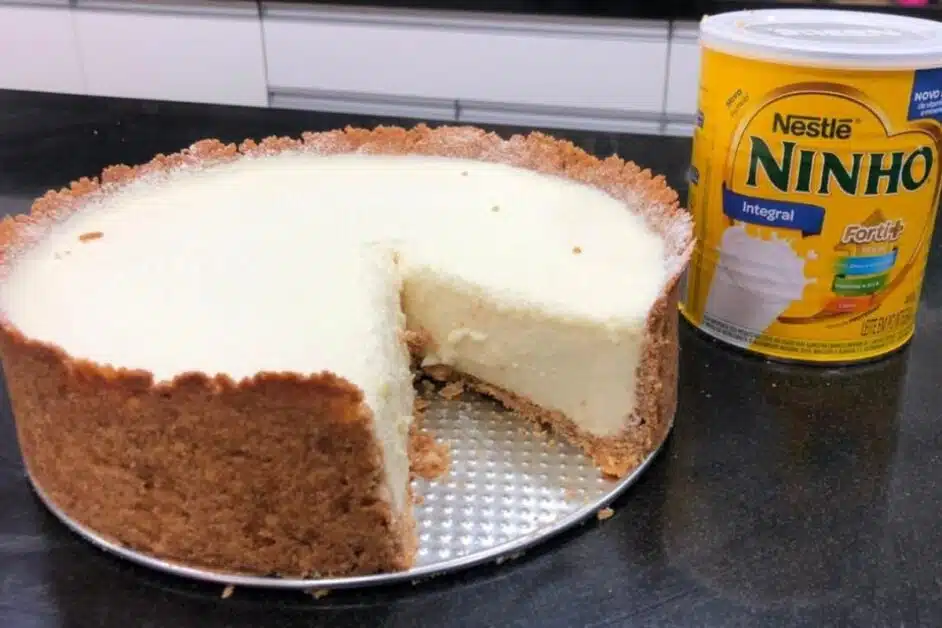 Receita de Torta de Leite Ninho Maravilhoso