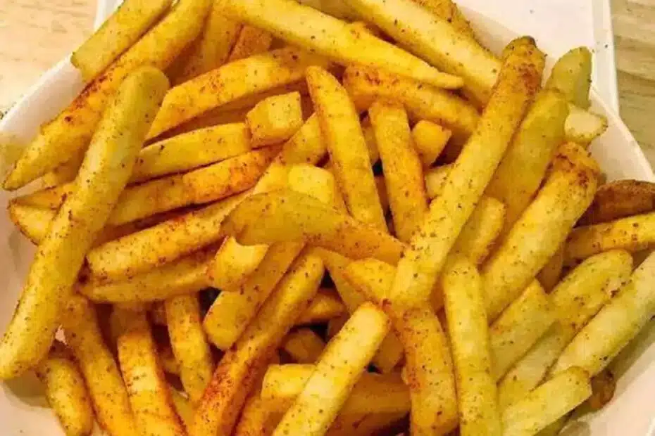 Receita de batata frita sequinha e crocante