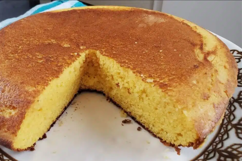 Receita de bolo de frigideira simples