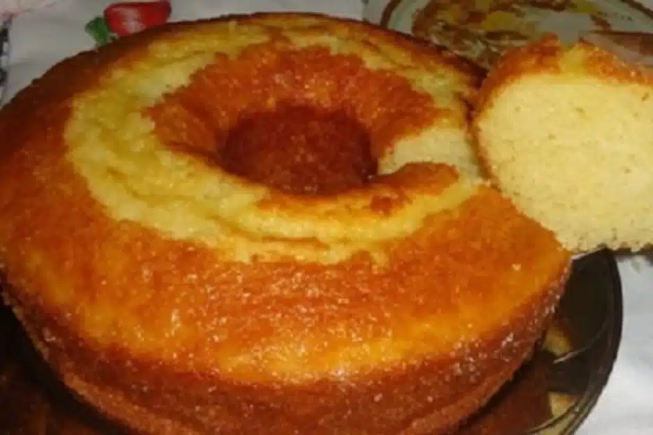 Receita de bolo de fubá fofinho da vovó