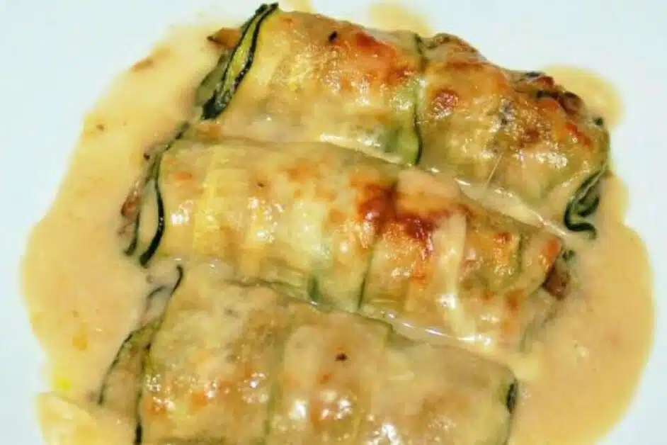 Receita de canelones de abobrinha