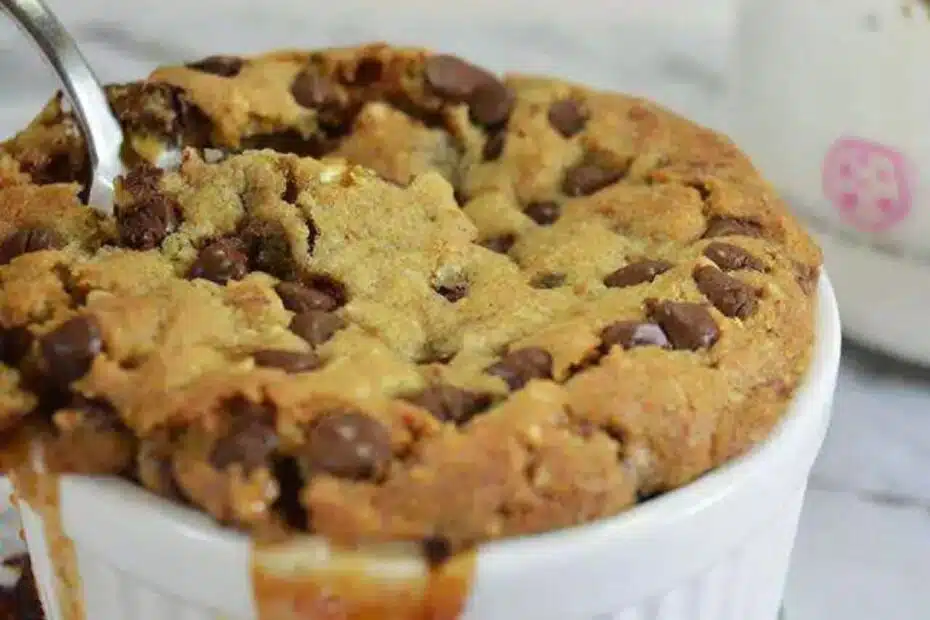 Receita de cookie de caneca