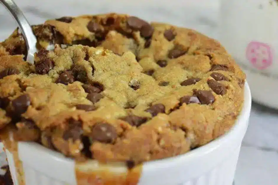 Receita de cookie de caneca