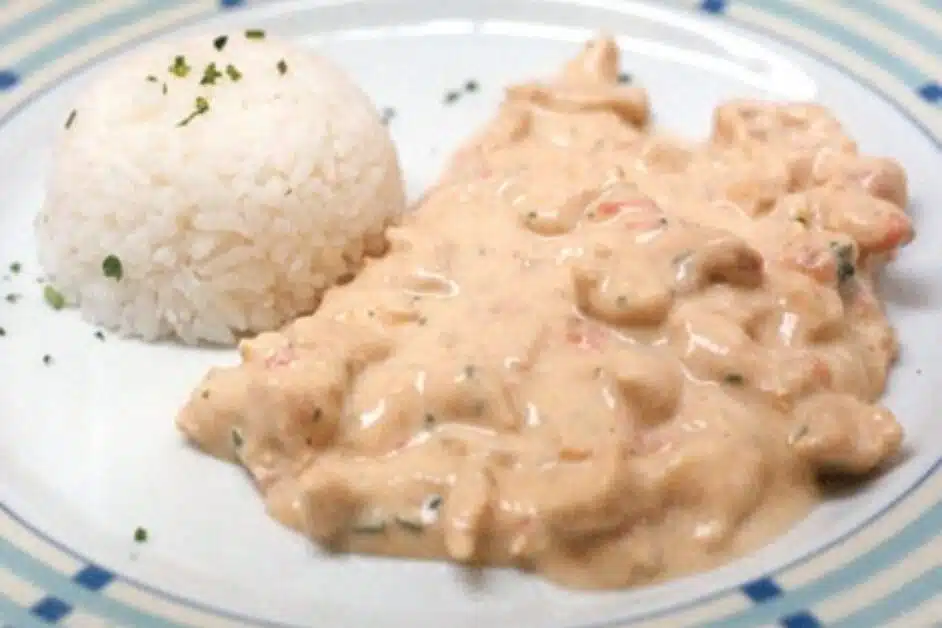 Receita de frango com creme de leite