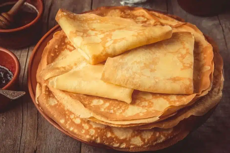 Receita de massa de crepe simples