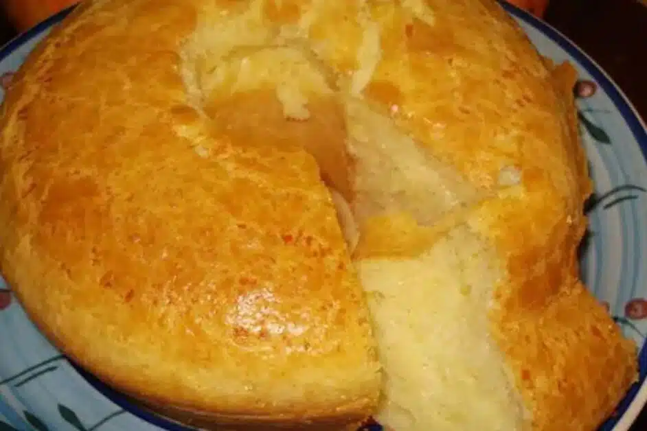 Receita de pão gigante de queijo