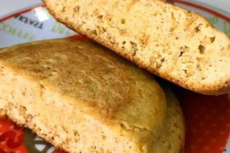 Receita de pão low carb de frigideira 