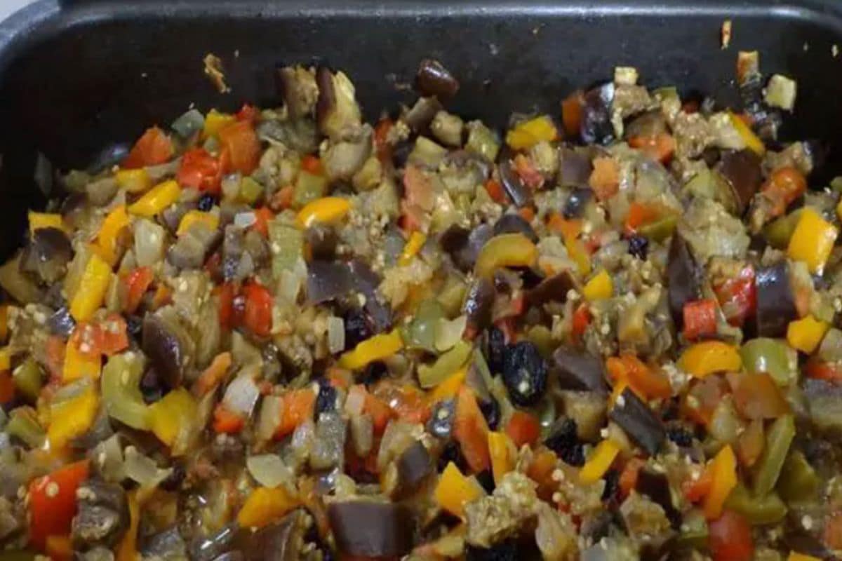Receita de salada de berinjela de forno