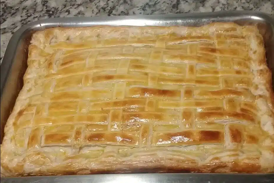 Receita de torta folhada de frango