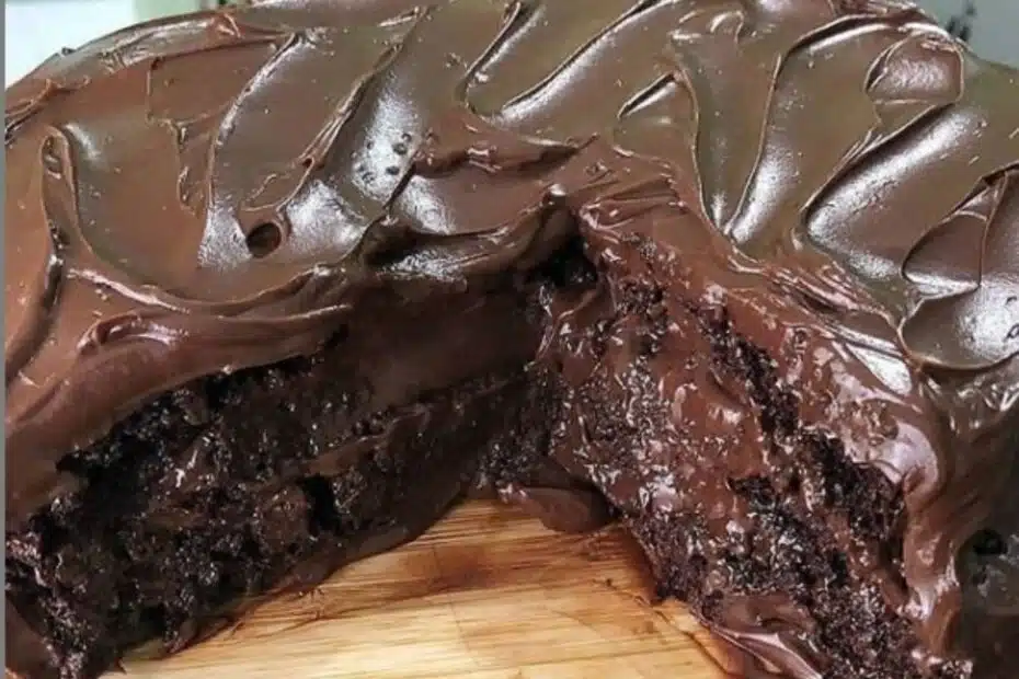 Receita de Bolo de Chocolate Molhadinho