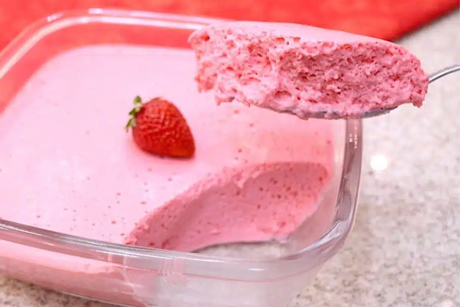 Receita de Mousse de Morango