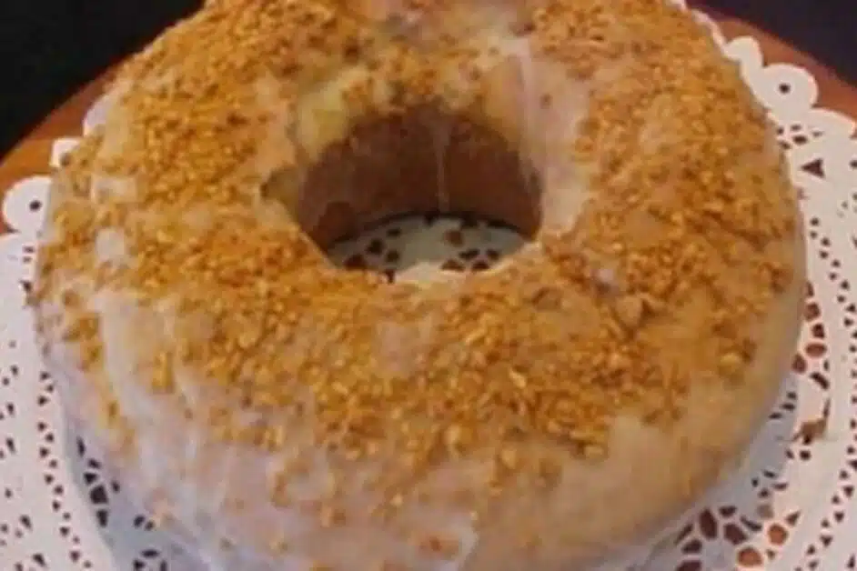 Receita de bolo de amendoim