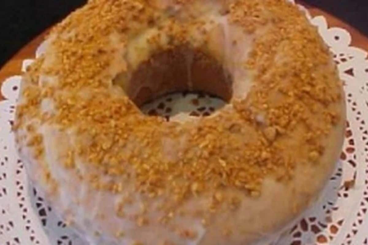 Receita de bolo de amendoim