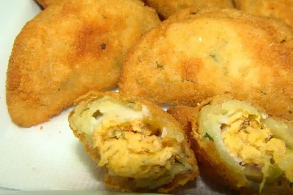 Receita de risoles de frango com catupiry