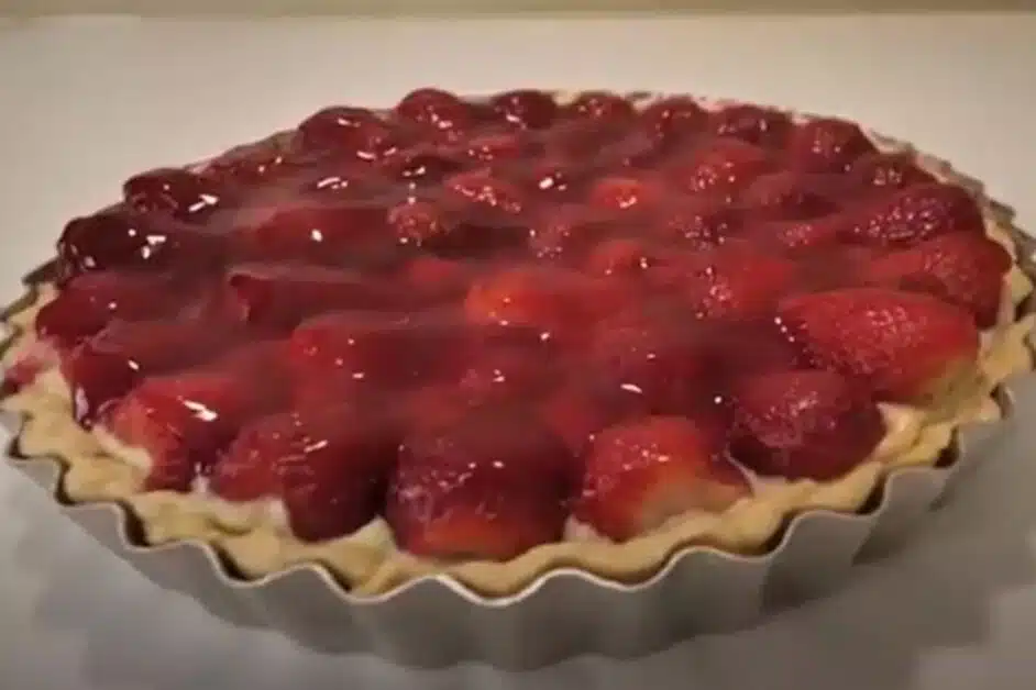 Receita de torta creme de morango