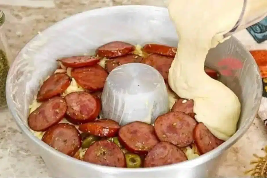 Receita de Lanche de Forno Recheado com Calabresa e Muçarela