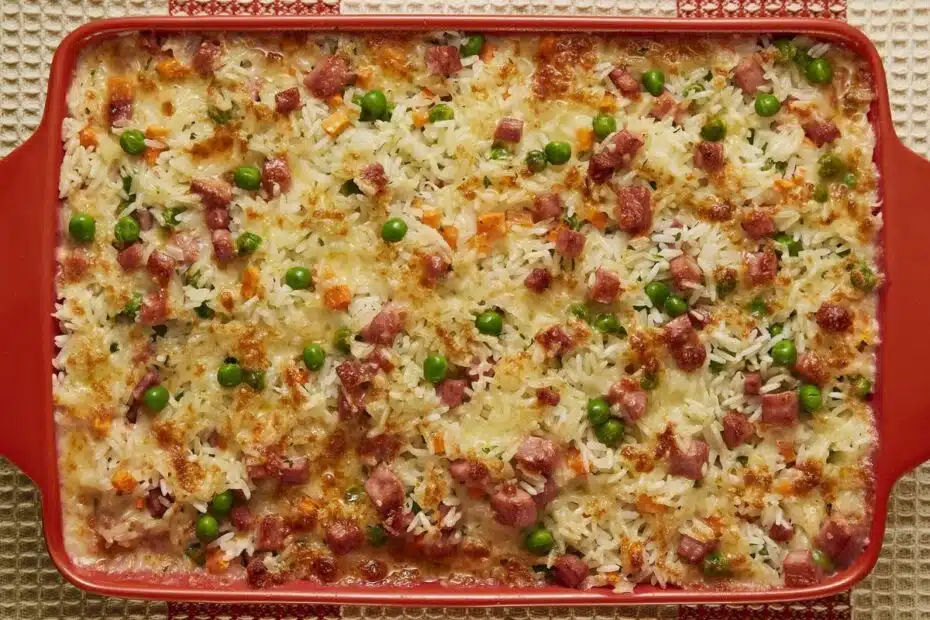 Receita de arroz de forno