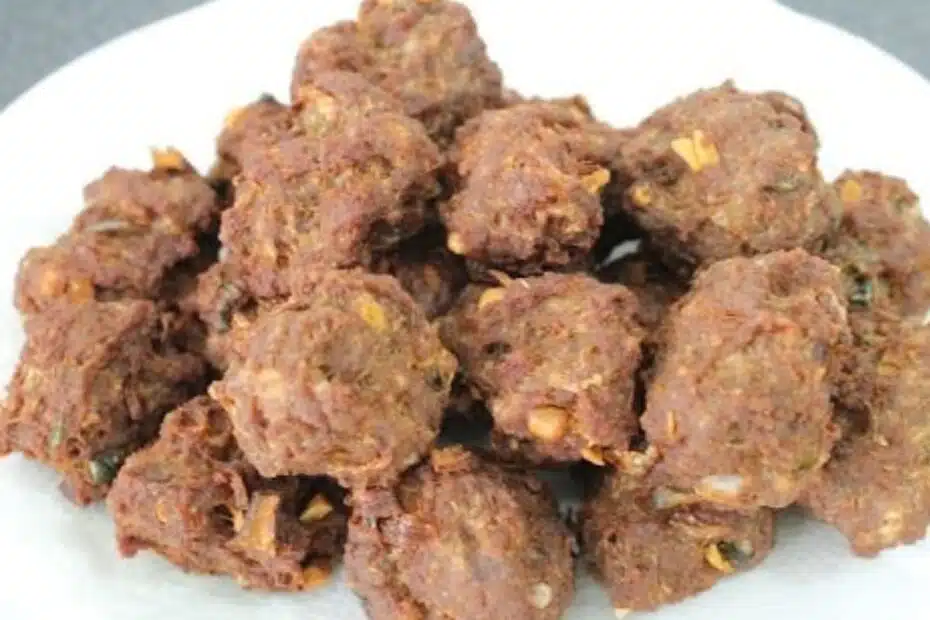 Receita de bolinho de carne simples e saboroso