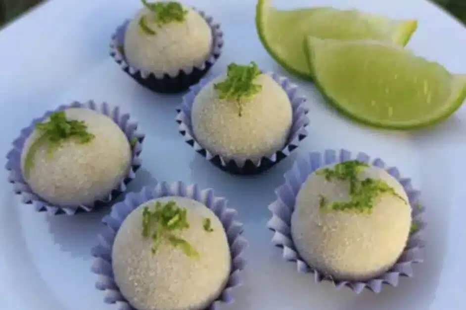 Receita de brigadeiro de limão