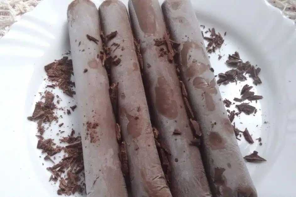 Receita de geladinho cremoso de chocolate