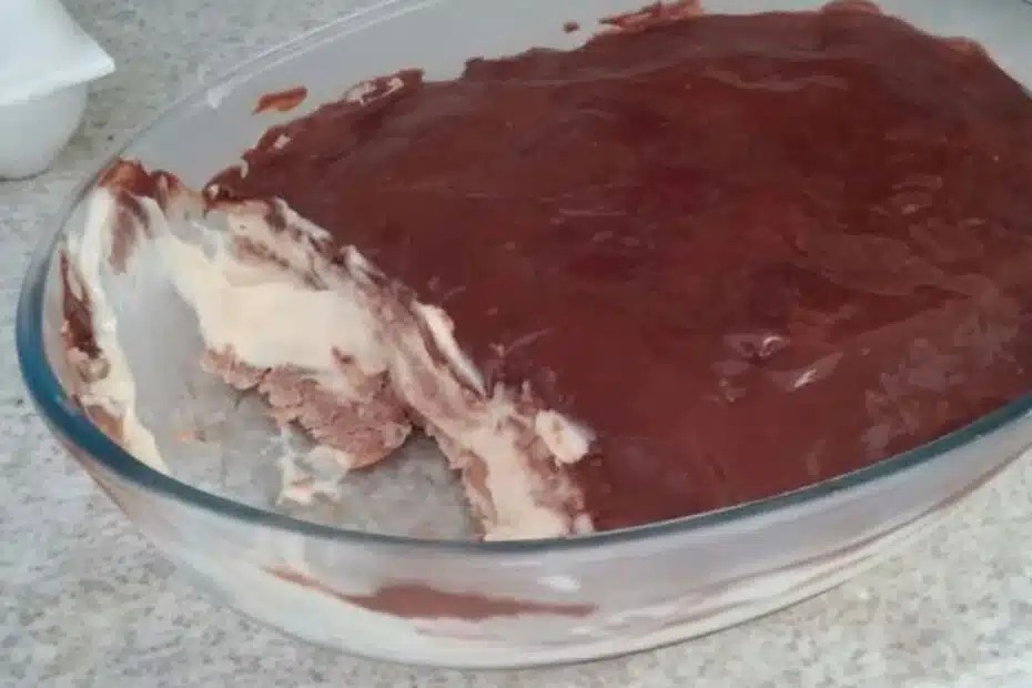 Receita de torta de bolacha