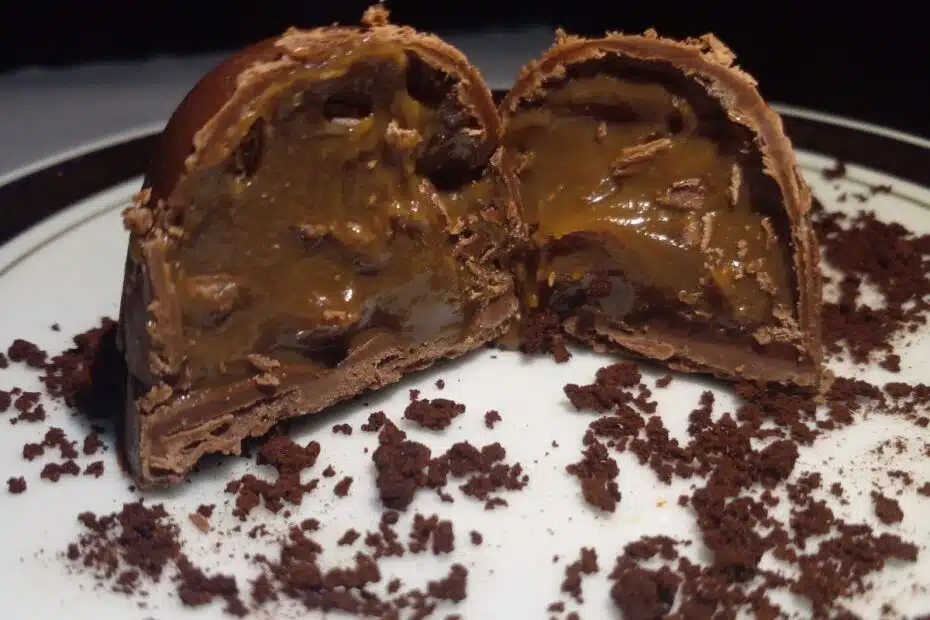 Receita de trufa de chocolate com recheio cremoso