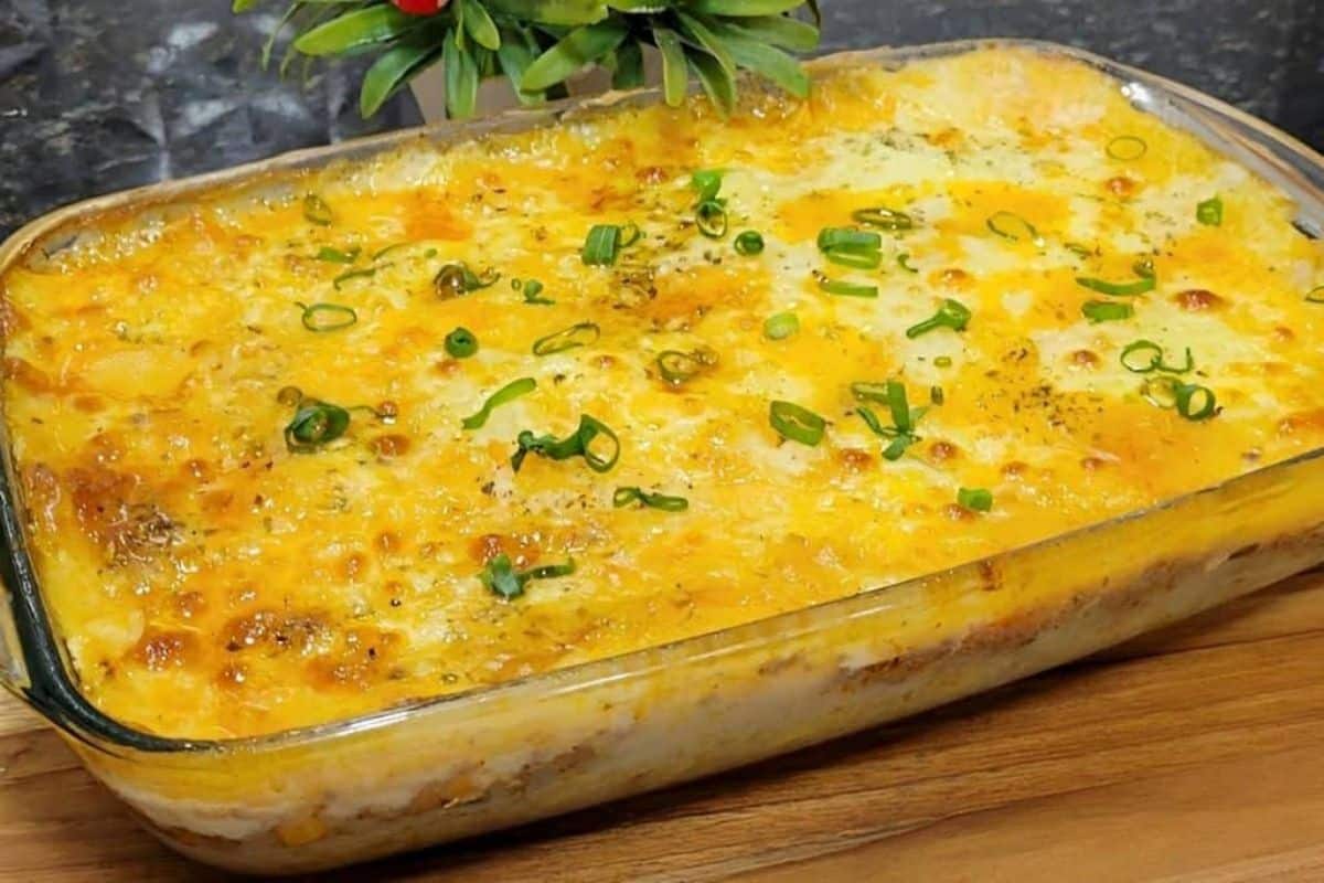 Batata Com Carne Moída Gratinada No Forno Perfeita Pra Servir Em Família Receita Rápido 1497