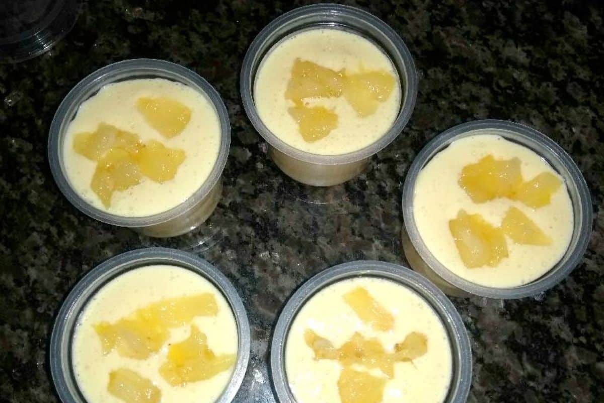 Sobremesa Cremosa de Gelatina e Suco Tang