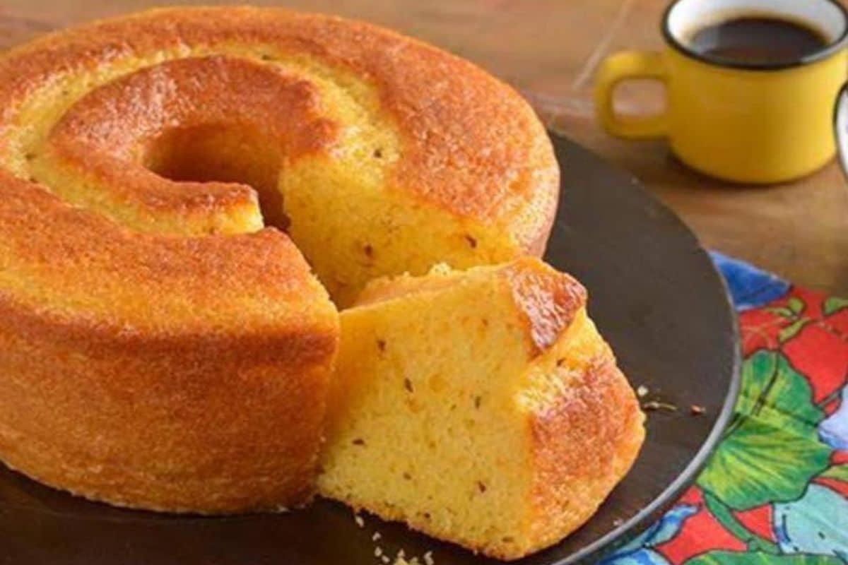 Bolo De Fubá Com Erva Doce Receita Rápido