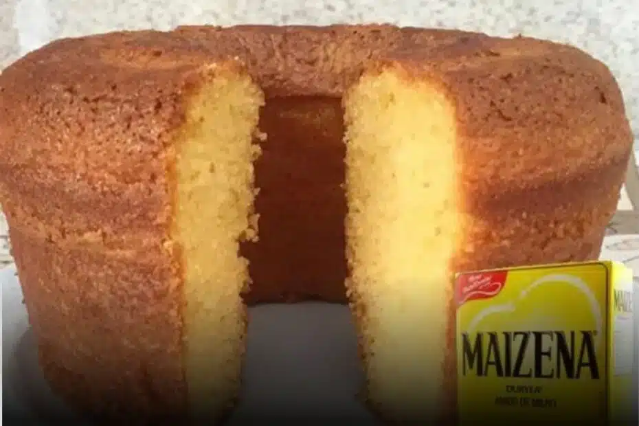 Bolo de Fubá com Maizena