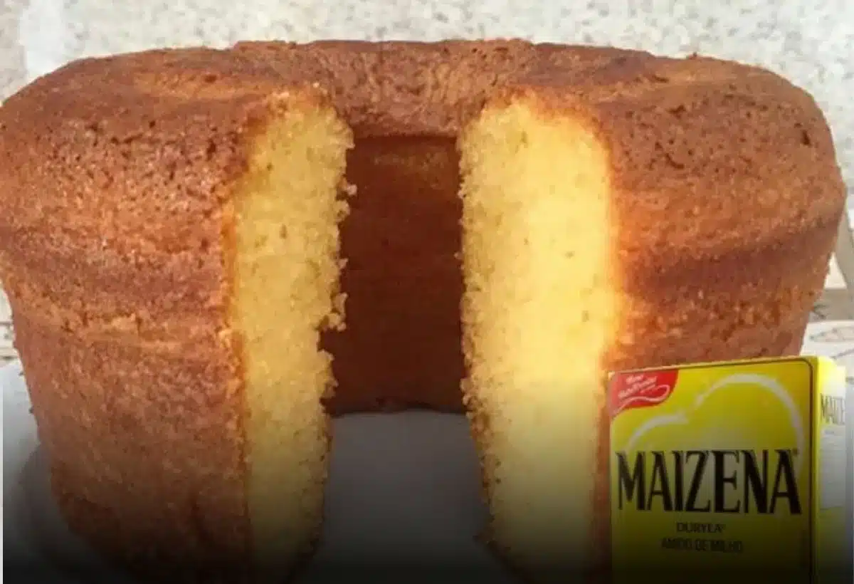 Bolo de Fubá com Maizena