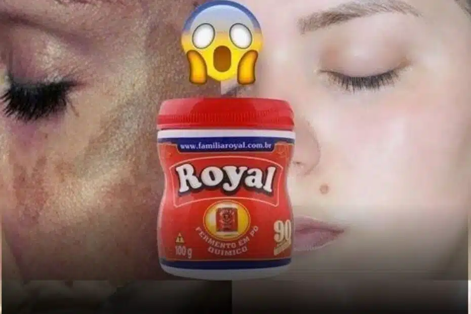 Como usar pó royal para remover manchas