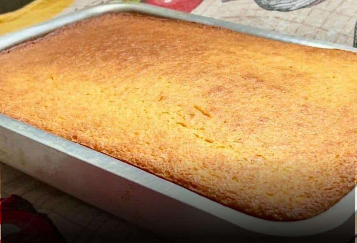 Bolo sem Farinha de Trigo