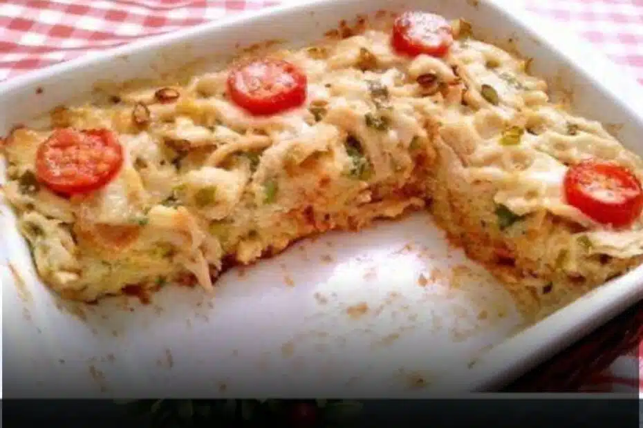 Torta Salgada de Pão Velho