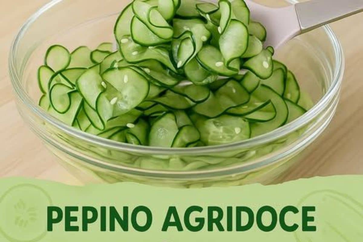 Essa receita de Pepino Agridoce Sunomono é tão deliciosa que todo mundo pede bis