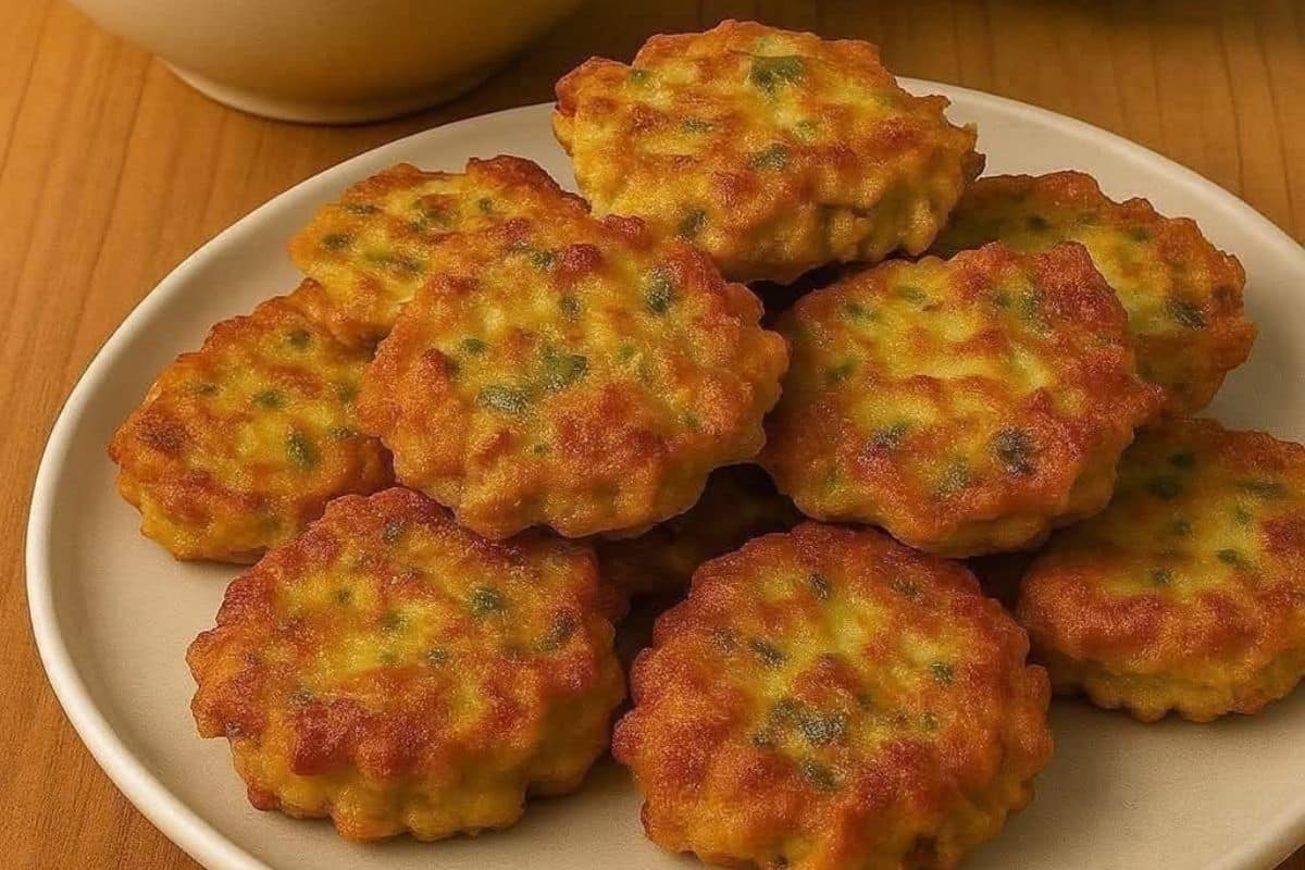 Bolinho de Repolho Frito Crocante Que Some da Mesa